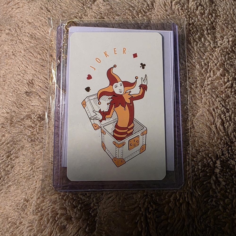 Louis Vuitton Joker Card From The Jeu de Cartes Collection In Blue Monogram